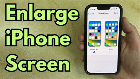 iphone oversized screen problem|iphone home screen enlarged.